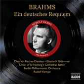 BRAHMS, J.: Deutsches Requiem (Ein) (Fischer-Dieskau, Grummer, Kempe) (1955)