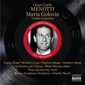 MENOTTI, G.C.: Maria Golovin [Opera] (Duval, Cross, Neway, Las, Handt, P.H. Adler)