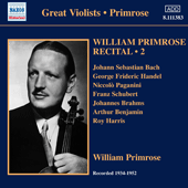 PRIMROSE, William: Recital, Vol. 2 (1939-1952)