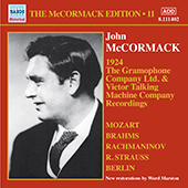 MCCORMACK, John: McCormack Edition, Vol. 11: Victor Talking Machine Company Recordings / Gramophone Company Ltd. Recordings (1924)