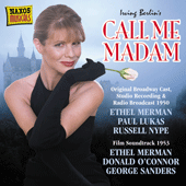 BERLIN: Call Me Madam (Original Broadway Cast) (Studio Recording) (1950)