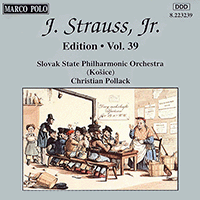 STRAUSS II, J.: Edition - Vol. 39