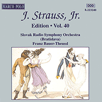 STRAUSS II, J.: Edition - Vol. 40