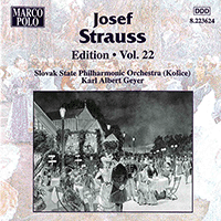 STRAUSS, Josef: Edition - Vol. 22