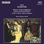 BARTOK: Piano Transcriptions