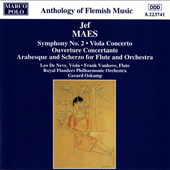 MAES: Symphony No. 2 / Viola Concerto / Ouverture Concertante / Arabesque and Scherzo