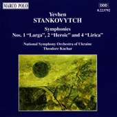 STANKOVYTCH: Symphonies Nos. 1, 2 and 4