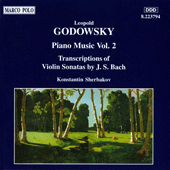 GODOWSKY, L.: Piano Music, Vol. 2 (Scherbakov) - Transcriptions of Violin Sonatas by J. S. Bach