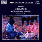 WILLIAMS: Piano Music, Vol. 1