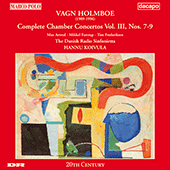 HOLMBOE: Chamber Concertos Nos. 7-9