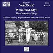 WAGNER, S.: Lieder (Complete) (Wahnfried-Idyll) (Broberg, Grabner)