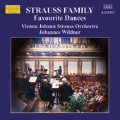 STRAUSS FAMILY: Favourite Dances (Vienna Johann Strauss Orchestra, Wildner)