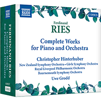 RIES, F.: Piano and Orchestra Works (Complete) (Hinterhuber, Grodd) (5-CD Box Set)