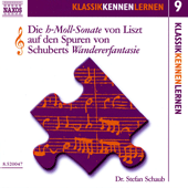 KLASSIK KENNEN LERNEN 9: Die h-Moll-Sonate von Liszt auf den Spuren von Schuberts Wandererfantasie (Dr. Stefan Schaub) (Schaub, Jandó)