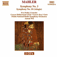 MAHLER, G.: Symphony No. 3 / Symphony No. 10: Adagio (Podles, Cracow Philharmonic Chorus, Cracow Boys' Choir, Polish National Radio Symphony, Wit)