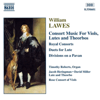 LAWES, W.: Consort Music for Viols, Lutes and Theorbos (Rose Consort of Viols)