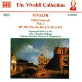 VIVALDI: Cello Concertos, Vol. 1