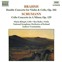 BRAHMS: Double Concerto / SCHUMANN: Cello Concerto in A Minor