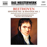 Beethoven: Symphonies Nos. 1 and 2 (Muller-Bruhl)