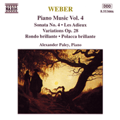 WEBER: Piano Music, Vol. 4