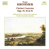 KROMMER: Clarinet Concertos Opp. 35, 36 and 91