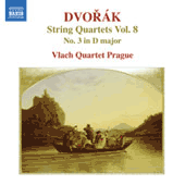 DVORAK, A.: String Quartets, Vol. 8 (Vlach Quartet) - No. 3