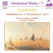 GLAZUNOV, A.K.: Orchestral Works, Vol. 7 - Symphonies Nos. 1, 