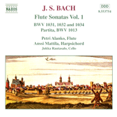 BACH, J.S.: Flute Sonatas, Vol. 1 - 8.553754