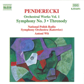 PENDERECKI, K.: Symphony No. 3 / Threnody (Polish National Radio Symphony, Wit)