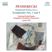 PENDERECKI, K.: Symphonies Nos. 1 and 5 (Polish National Radio Symphony, Wit)
