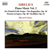 SIBELIUS: Piano Music, Vol. 2