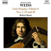 WEISS, S.L.: Lute Sonatas, Vol. 6 (Barto) - Nos. 7, 23, 45