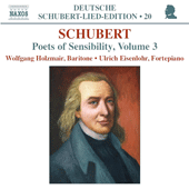 SCHUBERT, F.: Lied Edition 20 - Poets of Sensibility, Vol. 3