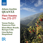 QUANTZ, J.J.: Flute Sonatas Nos. 272-277 (V. Fischer, Brandt, Berben)