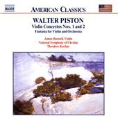 PISTON, W.: Violin Concertos Nos. 1 and 2 / Fantasia for Violin and Orchestra (Buswell, Ukraine National Symphony, T. Kuchar)