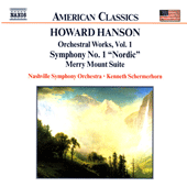 HANSON: Symphony No. 1, 'Nordic' / Merry Mount Suite