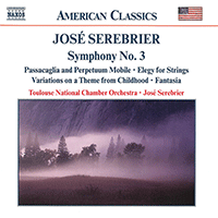 SEREBRIER: Symphony No. 3 / Elegy for Strings / Fantasia