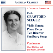 SEEGER: Vocal, Chamber and Instrumental Works