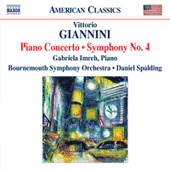 GIANNINI, V.: Symphony No. 4 / Piano Concerto (Imreh, Bournemouth Symphony, Spalding)