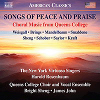 Choral Music (Songs of Peace and Praise) (New York Virtuoso Singers, Queens College Choir and Vocal Ensemble, Rosenbaum, Bright Sheng, J. John)