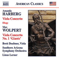 HARBERG, A: Viola Concerto / Elegy / WOLPERT, M.: Viola Concerto No. 1, 