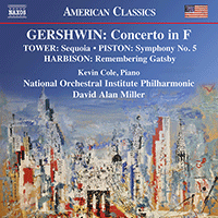 Gershwin G Piano Concerto Tower J Piston W Harbison J Orchestral Works Cole National Orchestral Institute Philharmonic D A Miller 8