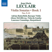 LECLAIR, J.-M.: Violin Sonatas, Op. 1, Nos. 9-12 (Butterfield, McGillivray, Cummings)