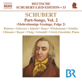 SCHUBERT, F.: Lied Edition 33 - Part Songs, Vol. 2