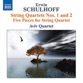 SCHULHOFF, E.: String Quartets Nos. 1 and 2 / 5 Pieces (Aviv Quartet)