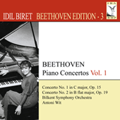 BEETHOVEN, L. van: Piano Concertos, Vol. 1 (Biret) - Nos. 1, 2 (Biret Beethoven Edition, Vol. 3)