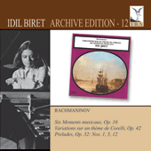 RACHMANINOV, S.: Moments musicaux / Variations on a Theme of Corell / Preludes (Biret Archive Edition, Vol. 12)