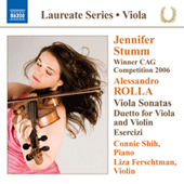 Viola Recital: Stumm, Jennifer - ROLLA, A.: Viola Sonatas / Duetto / Esercizi (Capricci)