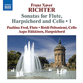 RICHTER, F.X.: Sonatas for Flute, Harpsichord and Cello, Vol. 1 (Fred, Peltoniemi, Hakkinen) - Sonate da camera (1764): Nos. 1-3