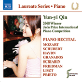 Piano Recital: Yun-yi Qin - MOZART, W.A. / SCHUBERT, F. / HAYDN, J. / GRANADOS, E. / SCRIABIN, A. / FRIEDMAN, I. / LISZT, F. / PRIETO, C.